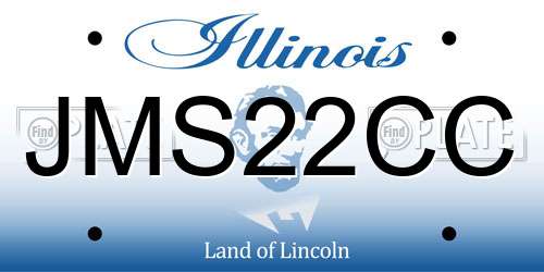 JMS22CC Illinois License Plate