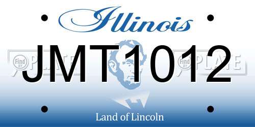 JMT1012 Illinois License Plate