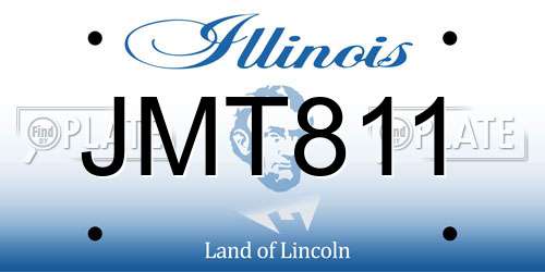 JMT811 Illinois License Plate
