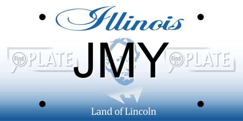 JMY Illinois License Plate