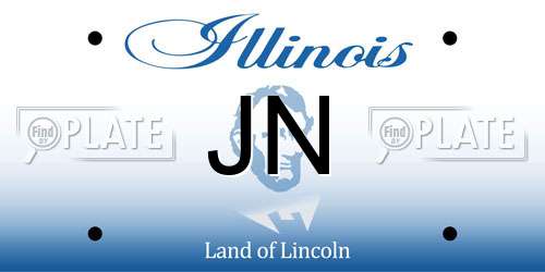 JN Illinois License Plate
