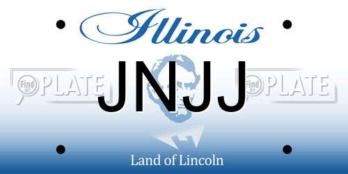 JNJJ Illinois License Plate