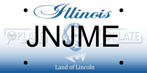 JNJME Illinois License Plate
