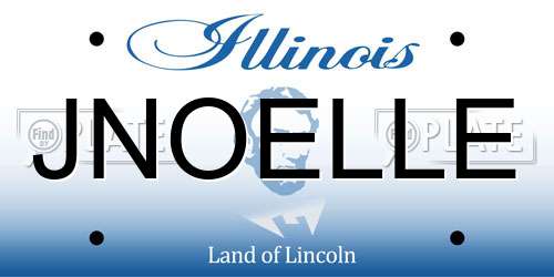 JNOELLE Illinois License Plate