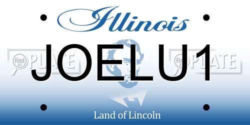 JOELU1 Illinois License Plate