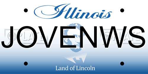 JOVENWS Illinois License Plate