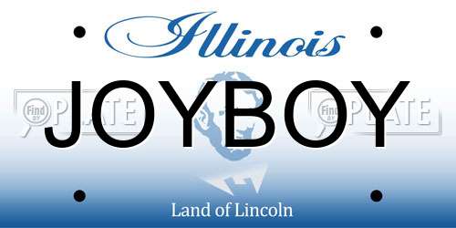 JOYBOY Illinois License Plate