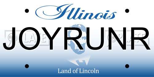 JOYRUNR Illinois License Plate