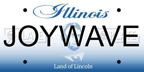 JOYWAVE Illinois License Plate