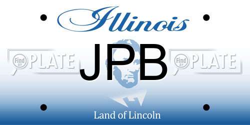 JPB Illinois License Plate