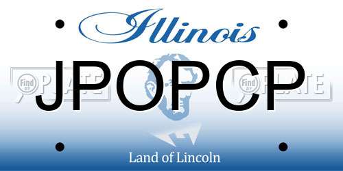 JPOPCP Illinois License Plate