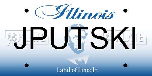 JPUTSKI Illinois License Plate