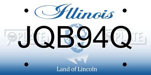 JQB94Q Illinois License Plate