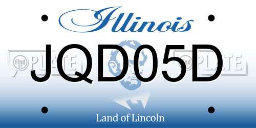 JQD05D Illinois License Plate