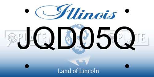 JQD05Q Illinois License Plate