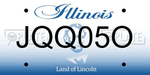 JQQ05O Illinois License Plate