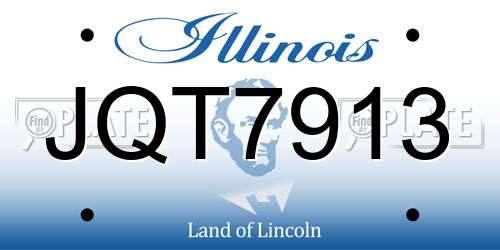 JQT7913 Illinois License Plate