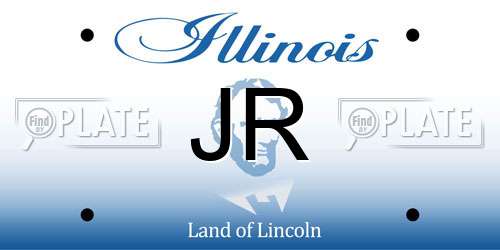 JR Illinois License Plate