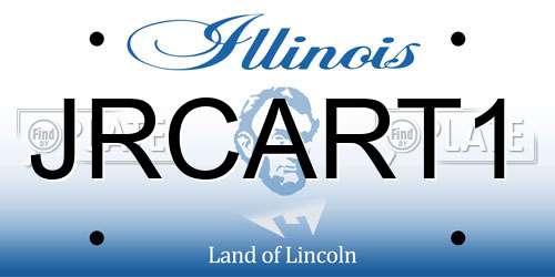 JRCART1 Illinois License Plate