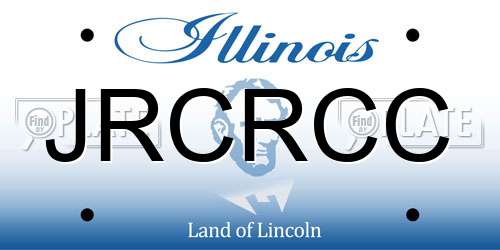 JRCRCC Illinois License Plate