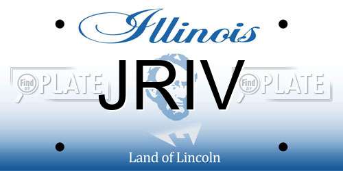 JRIV Illinois License Plate