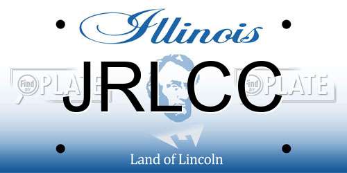 JRLCC Illinois License Plate