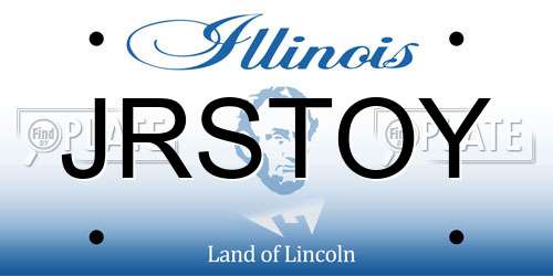 JRSTOY Illinois License Plate