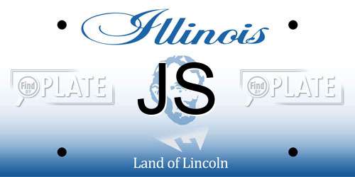 JS Illinois License Plate