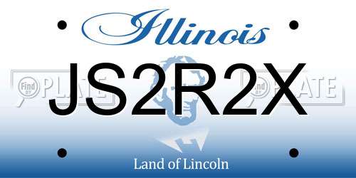 JS2R2X Illinois License Plate