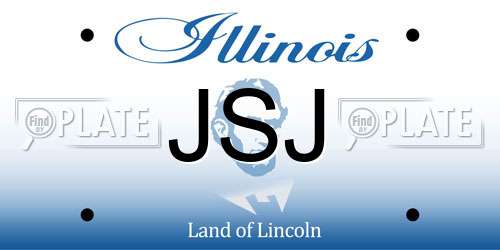 JSJ Illinois License Plate