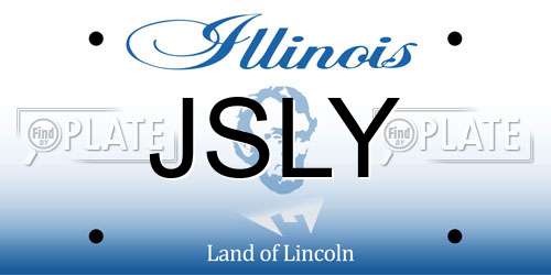 JSLY Illinois License Plate