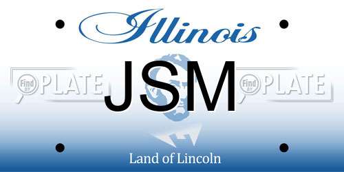 JSM Illinois License Plate