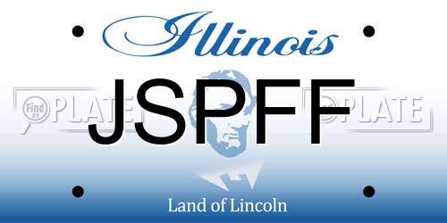 JSPFF Illinois License Plate