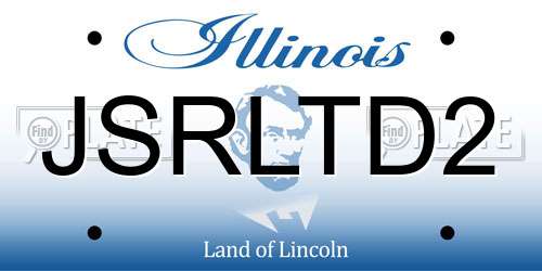 JSRLTD2 Illinois License Plate