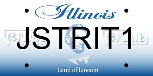 JSTRIT1 Illinois License Plate