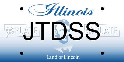 JTDSS Illinois License Plate