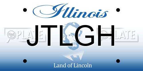 JTLGH Illinois License Plate