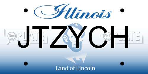 JTZYCH Illinois License Plate