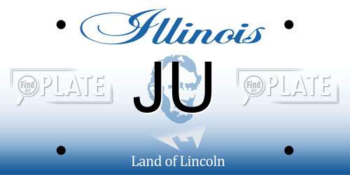 JU Illinois License Plate