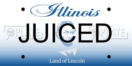 JUICED Illinois License Plate