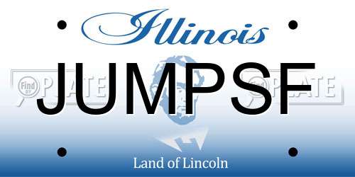 JUMPSF Illinois License Plate