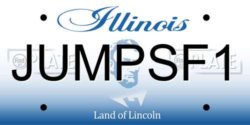 JUMPSF1 Illinois License Plate