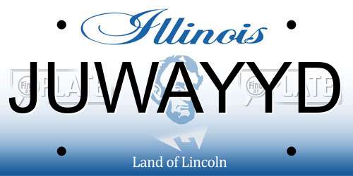 JUWAYYD Illinois License Plate