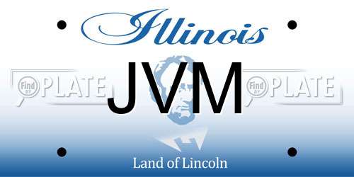 JVM Illinois License Plate