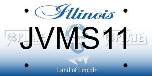 JVMS11 Illinois License Plate