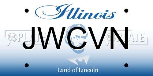JWCVN Illinois License Plate