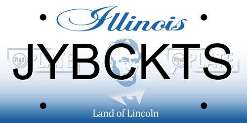 JYBCKTS Illinois License Plate