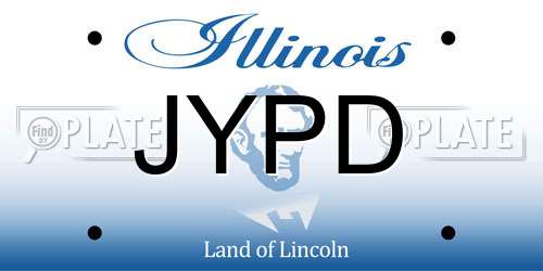 JYPD Illinois License Plate