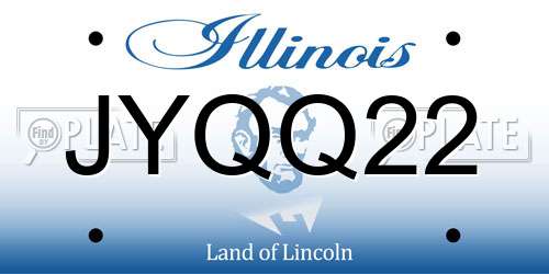 JYQQ22 Illinois License Plate