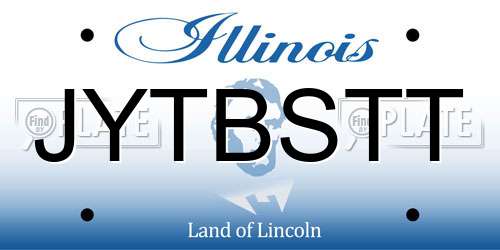 JYTBSTT Illinois License Plate